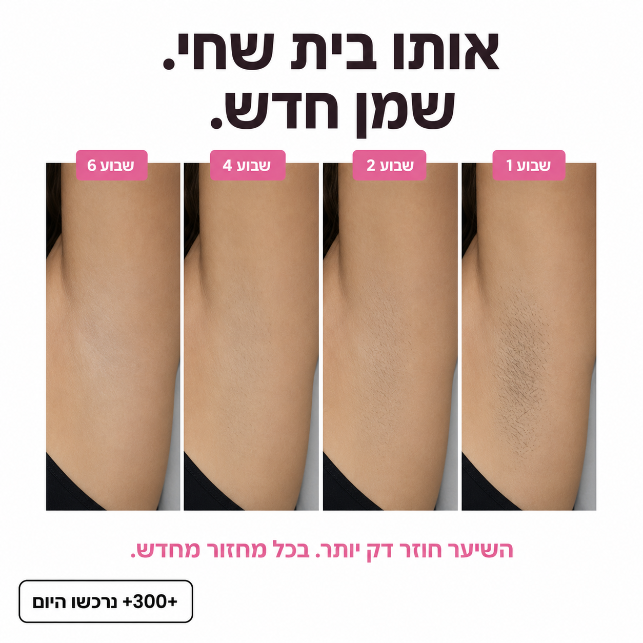 YUNAH™ שמן מעכב צמיחת שיער