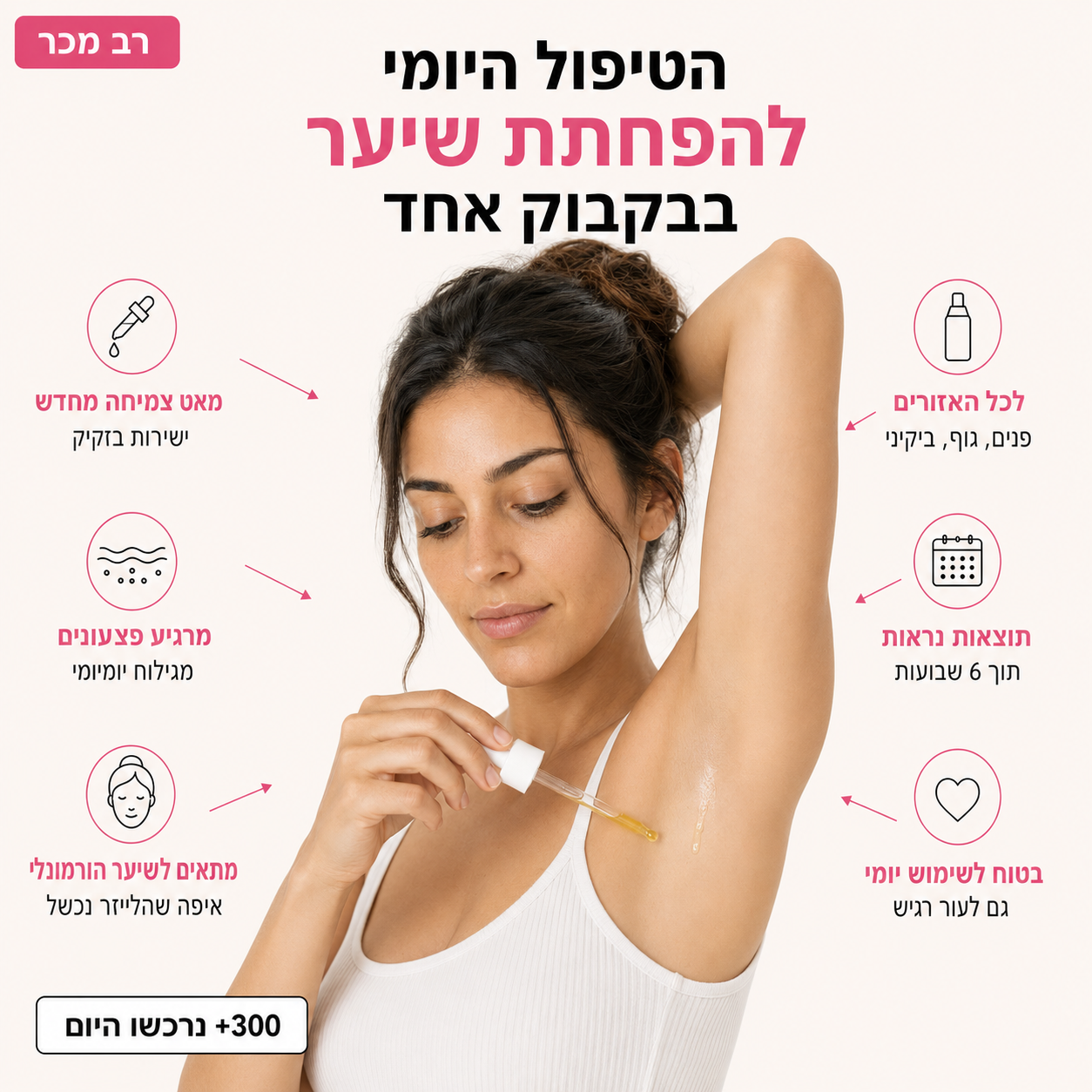 YUNAH™ שמן מעכב צמיחת שיער