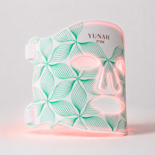 YUNAH™ אוֹרָה – מסכת LED 8 צבעים לטיפוח עור מקצועי בבית